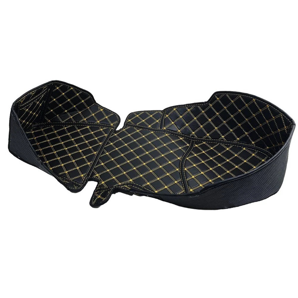 Black Protective Pad for XMAX300 250 400 Scooter Storage Box PU Seat Pad