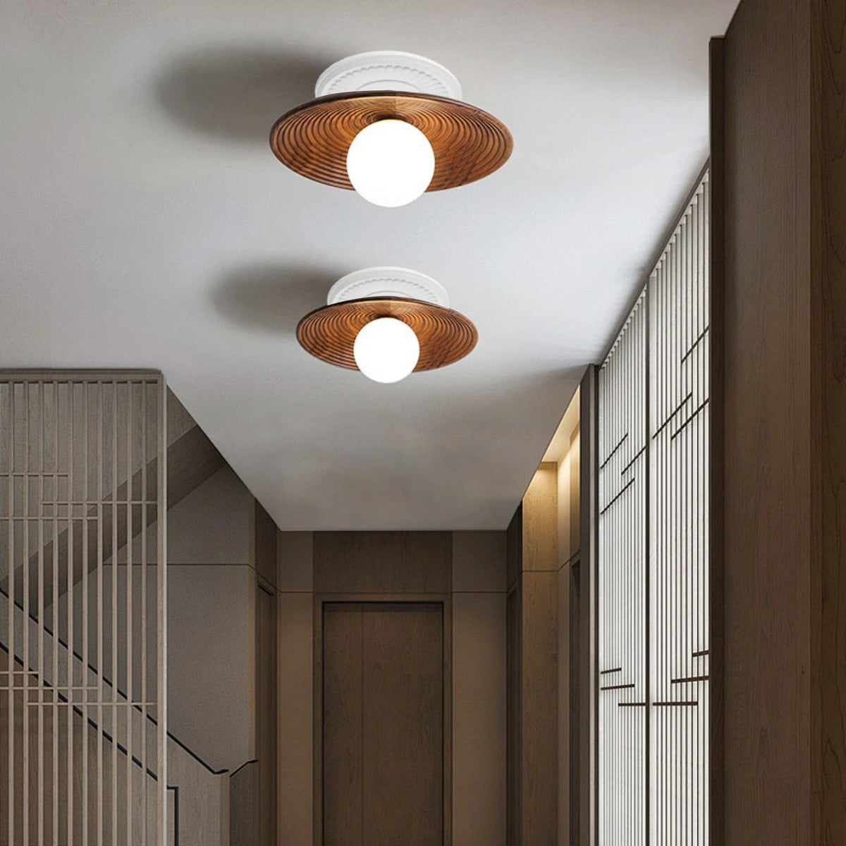 33cm PU Ceiling Medallion Cover for Interior Lighting Solutions