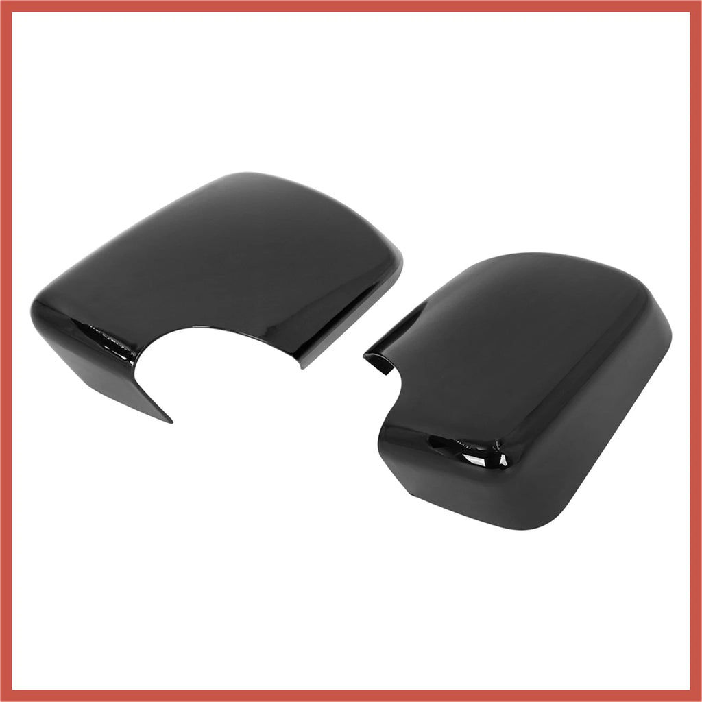 Pair Rear View Mirror Covering Cap Gloss Black for BMW E46 (1998–2006)