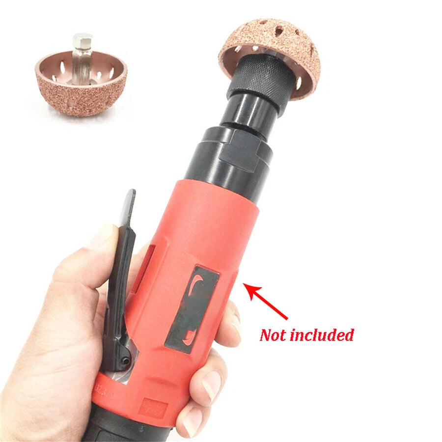 38mm Tungsten Steel Buffing Wheel Tire Repair Grinding Tool w/Hex Linking Rod