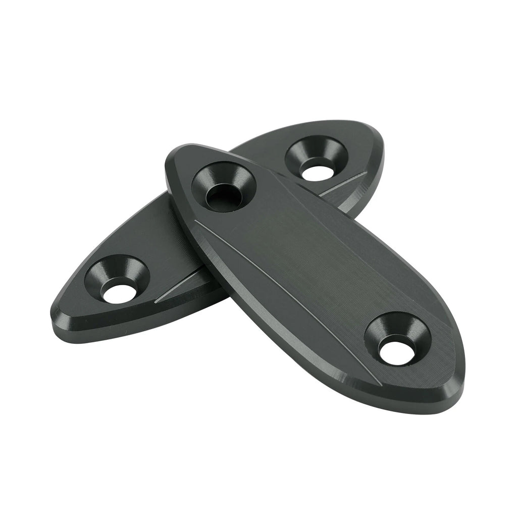 Mirror Block Off Plates for Kawasaki Ninja 250 300 400 650 (2013–2022)