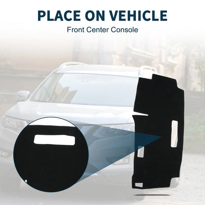 Dashboard Cover Mat for Nissan Serena C28 (2015–2024) with Sticker Black
