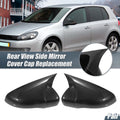 Rearview Mirror Cover Overlay Carbon Fiber Pattern for Volkswagen Golf 6 (2009–2013)