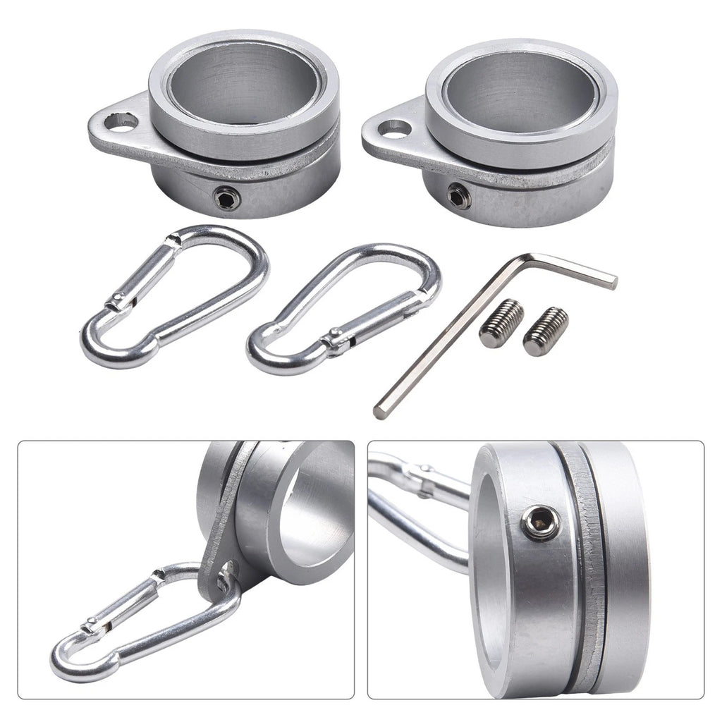 Flag Pole Rings for Adjustable Flag Poles - Anti Wrap Rotating Design