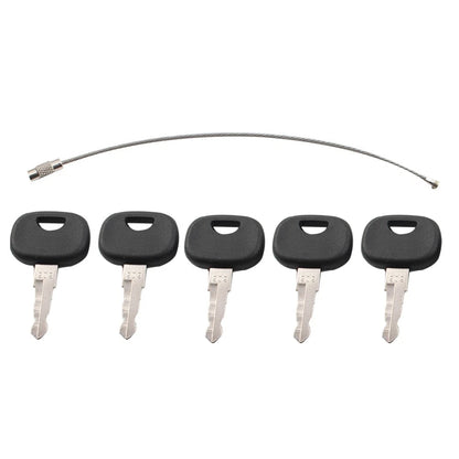 5PCS Ignition Keys for Volvo Wheel Loader & John Deere Heavy Equipment