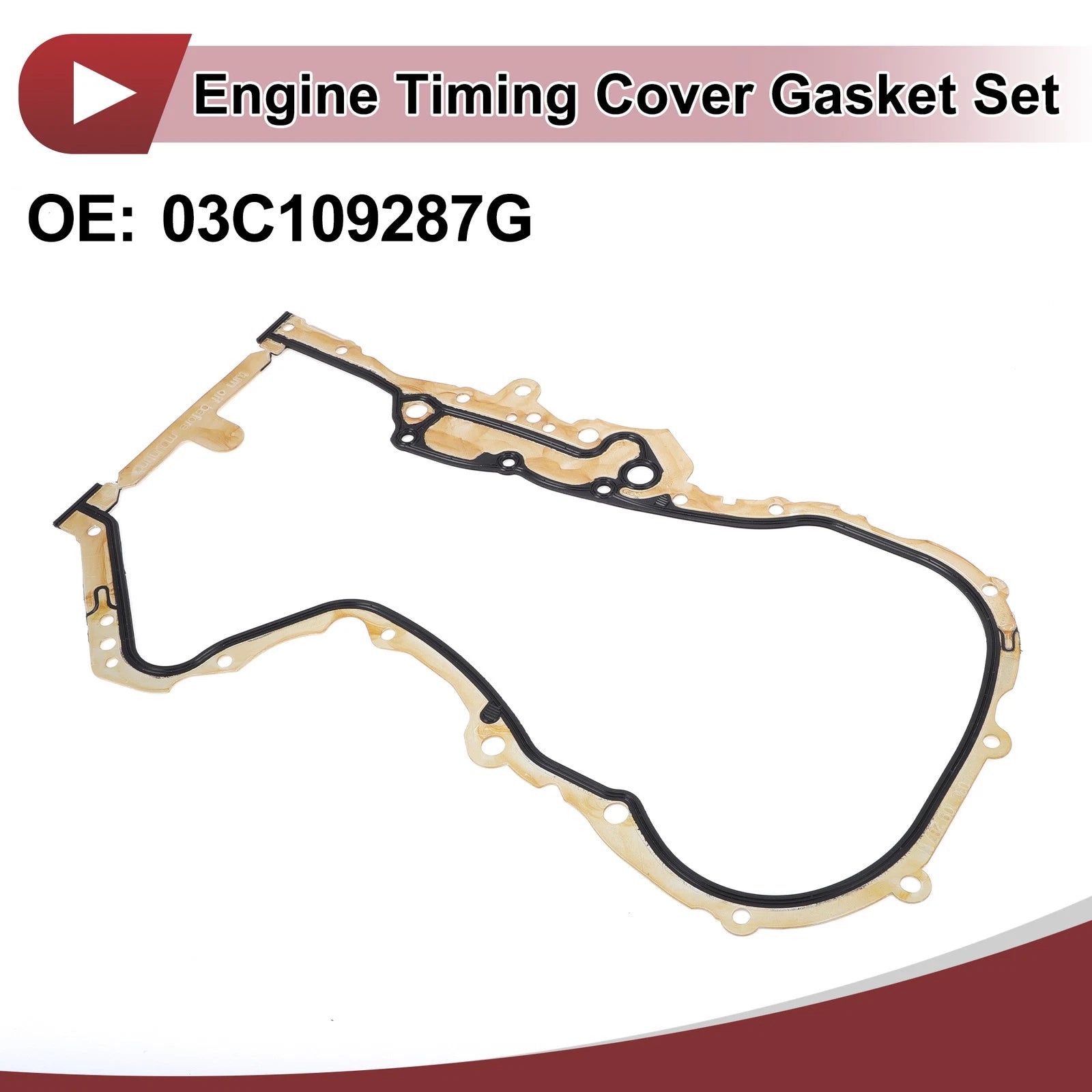 Engine Timing Cover Gasket Set for Volkswagen Tiguan 1.4L (2013–2017)