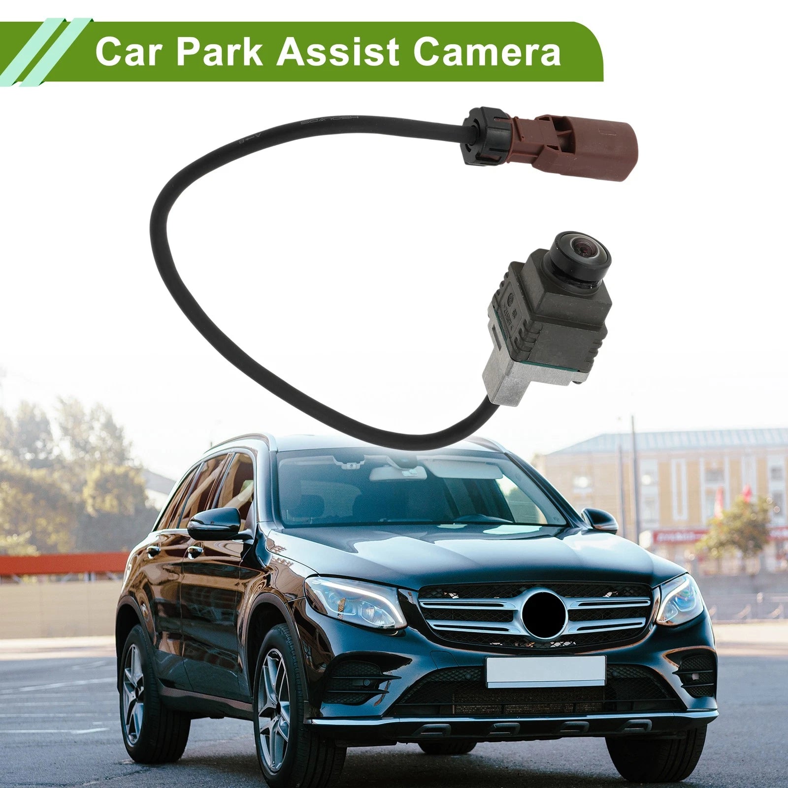 Front View Car Camera Replacement for Mercedes-Benz GLC300 (2017–2020)