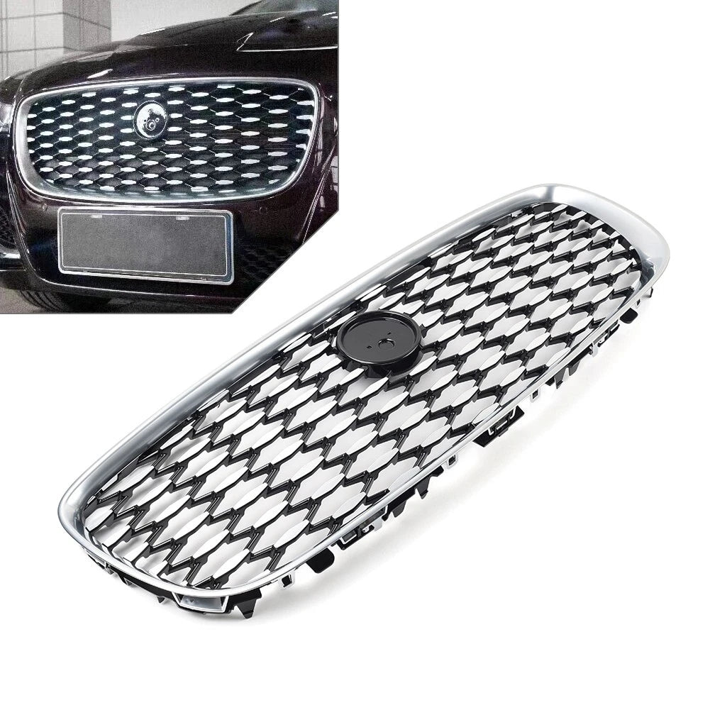 Front Bumper Upper Mesh Grille for Jaguar XF (2016–2019)