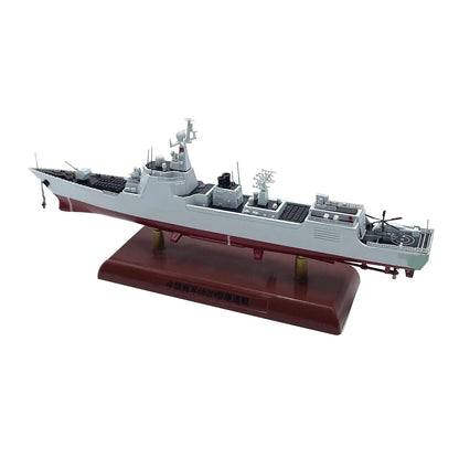 1/700 Scale China 052D Destroyer Model with Helicopter
