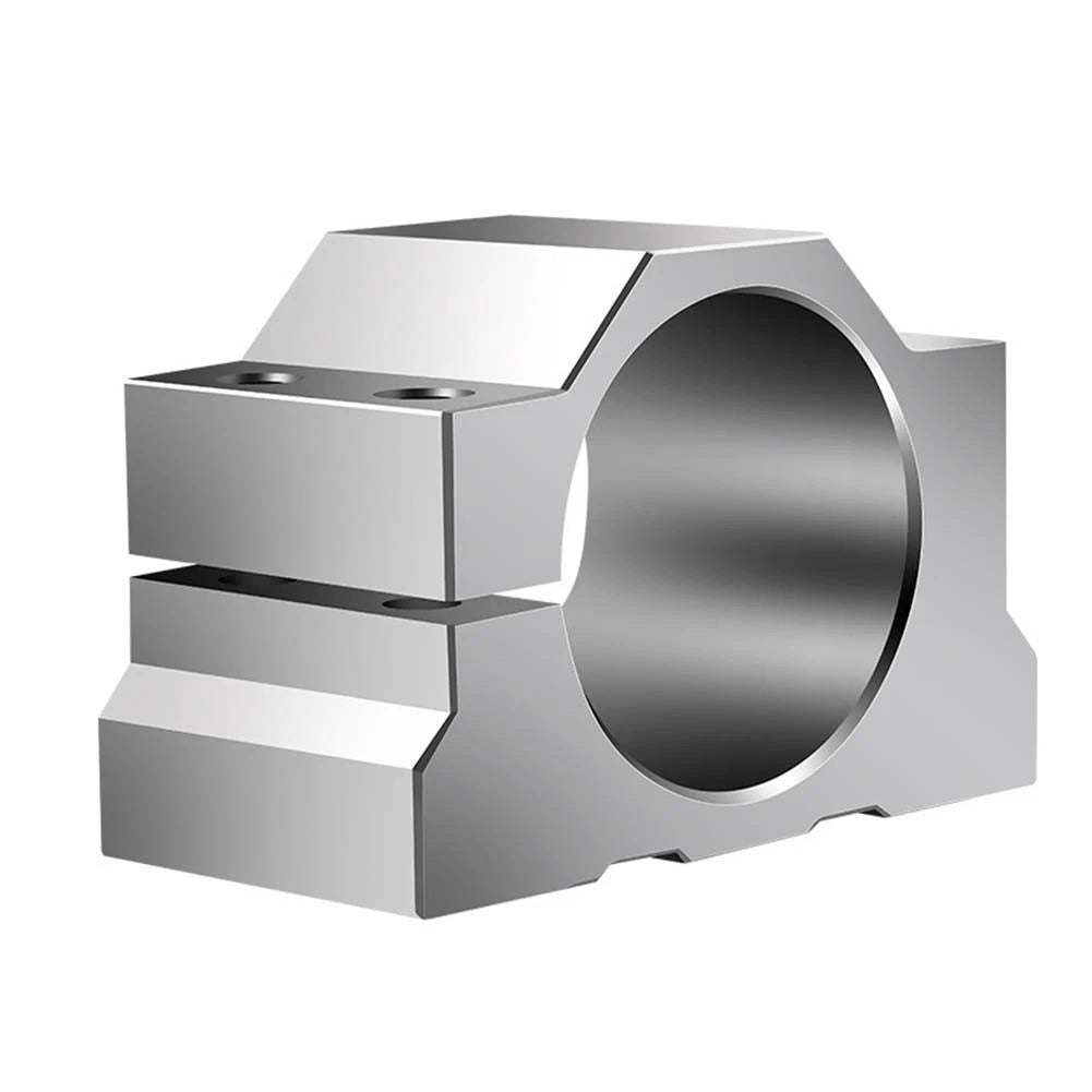 52mm CNC Bracket Fixture with Aluminum Clamp & 4 Mounting Screws