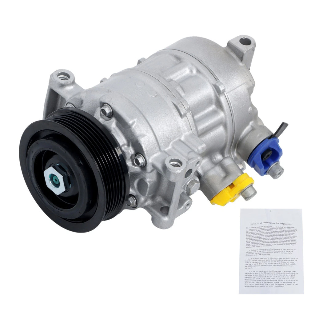 AC Compressor w/Clutch for Audi A4 A4 Quattro (2017–2020) 2.0L L4