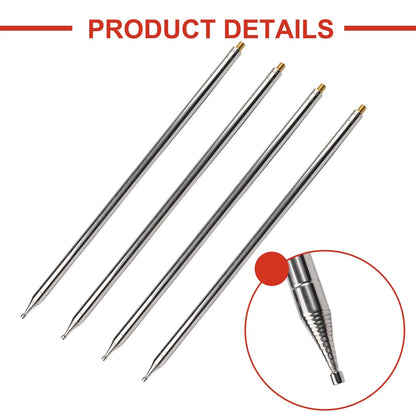 4pcs Telescopic Antenna for Shortwave Radio and Ham Radio Use