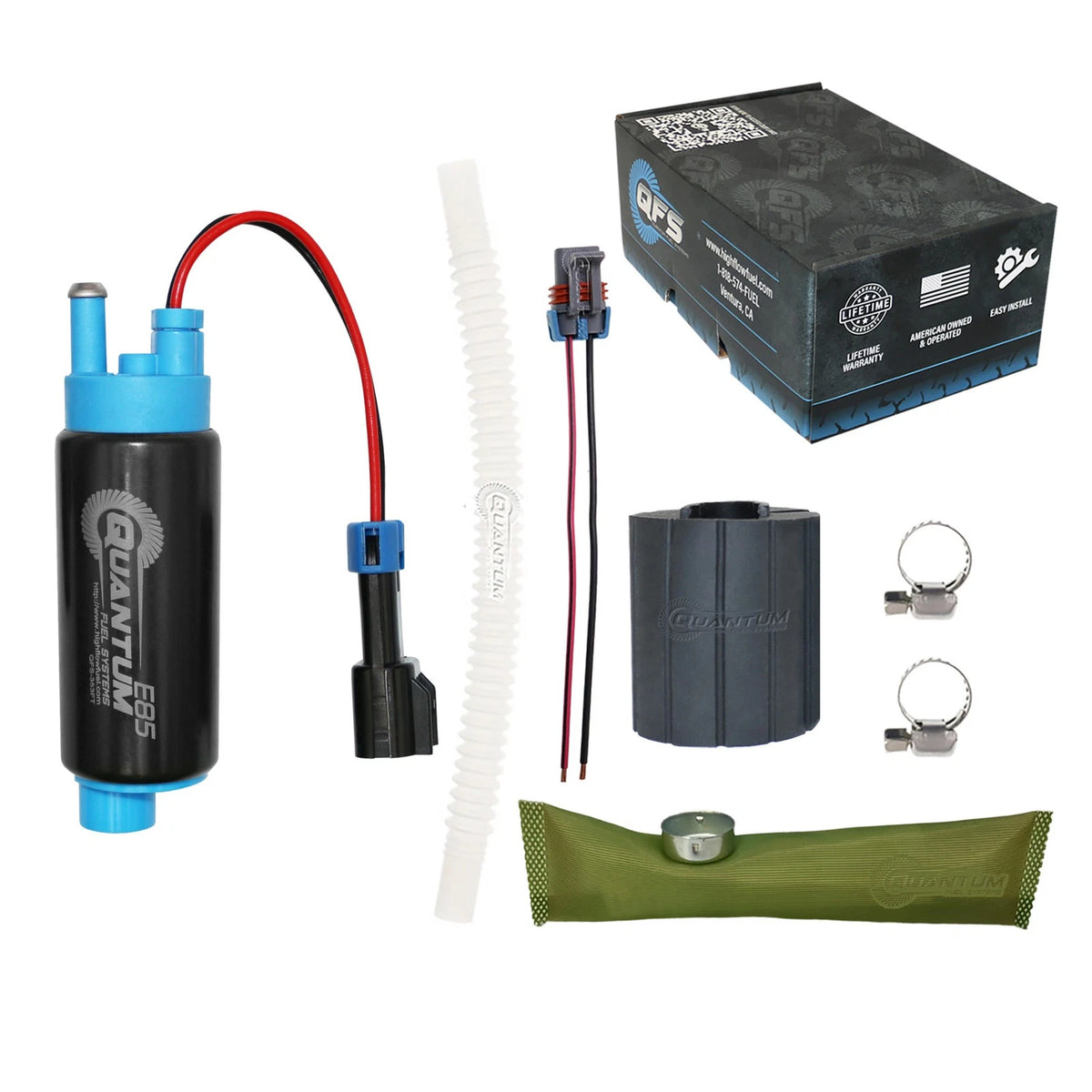 QFS 340LPH E85 Compatible Fuel Pump for Chevrolet Buick Pontiac (N/A)