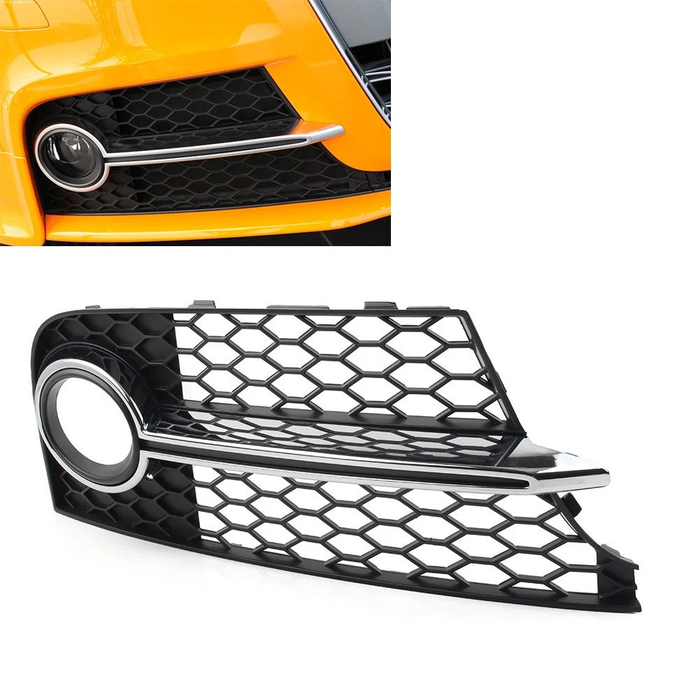 Front Right Bumper Honeycomb Mesh Fog Light Grille Cover for Audi TT (2006–2014)