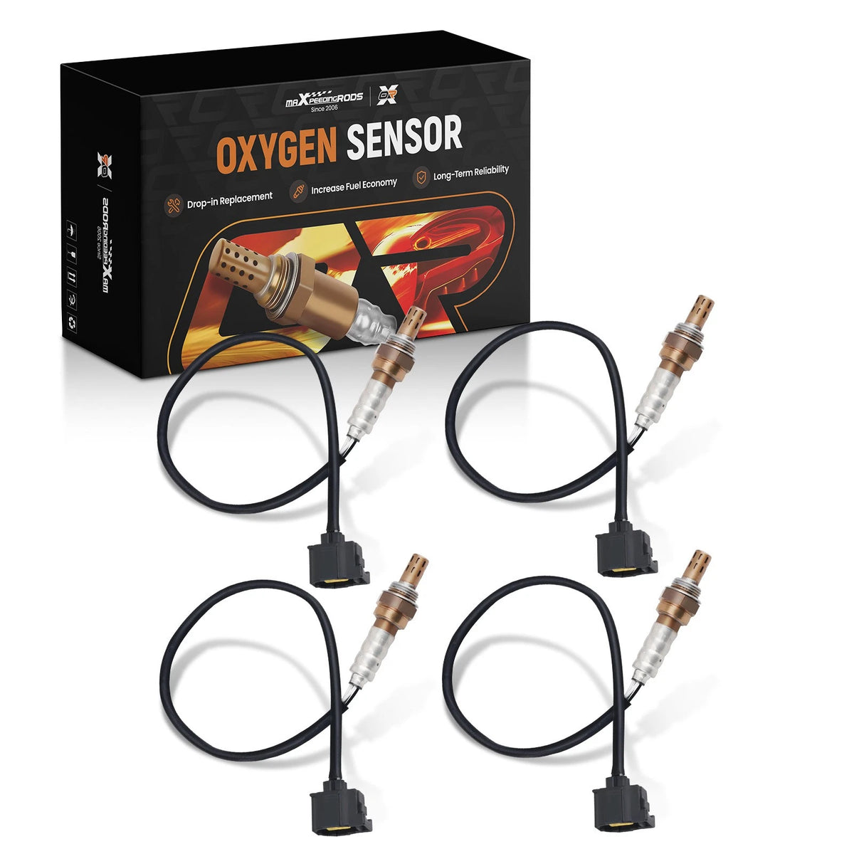 4X Oxygen O2 Sensors for Dodge Ram Jeep Chrysler (234-4770)