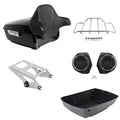 Trunk Backrest Speakers Mount Rack for Harley Touring (2014–2023)