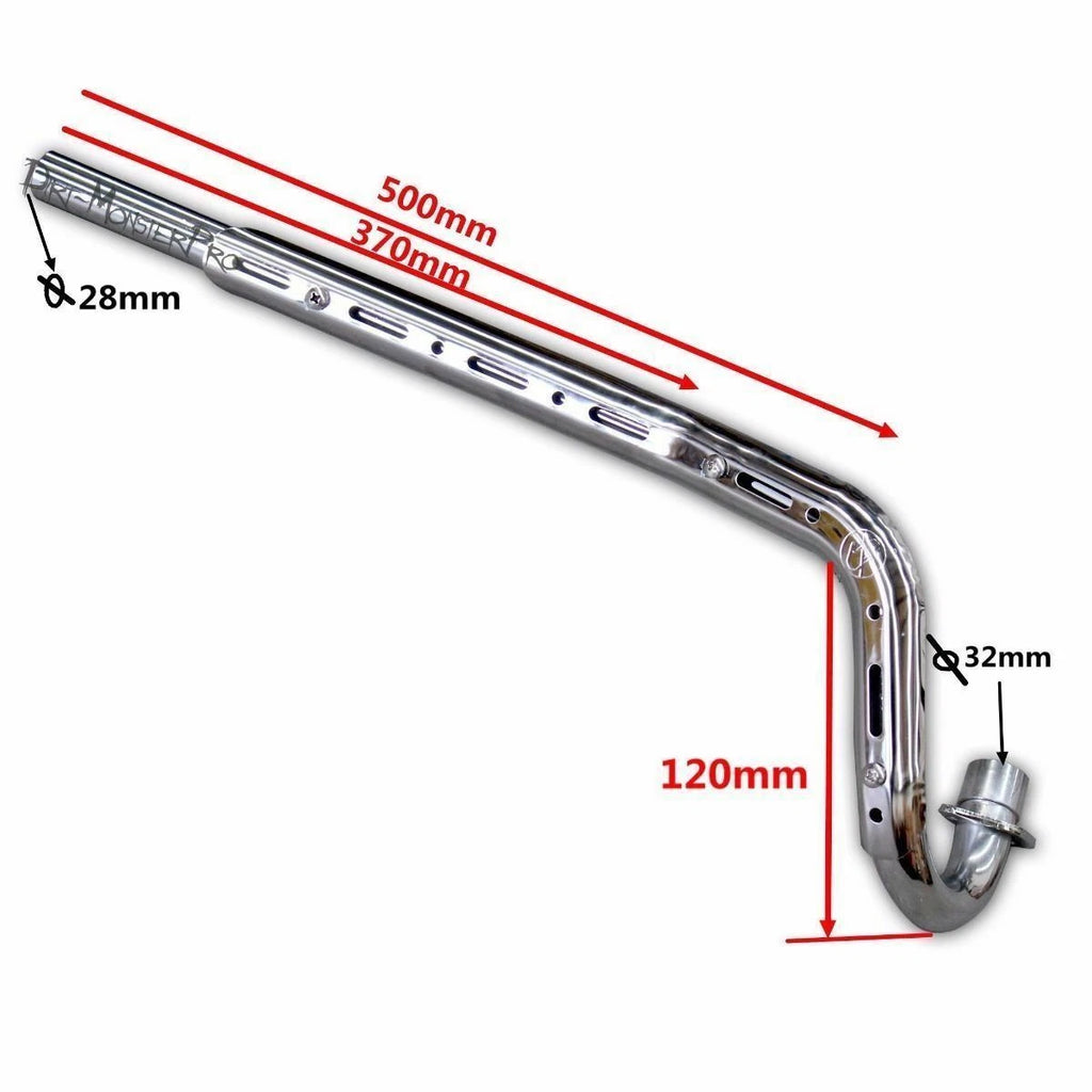 Performance Exhaust Pipe Muffler for Thumpstar 70/110/125cc (2000–2023)