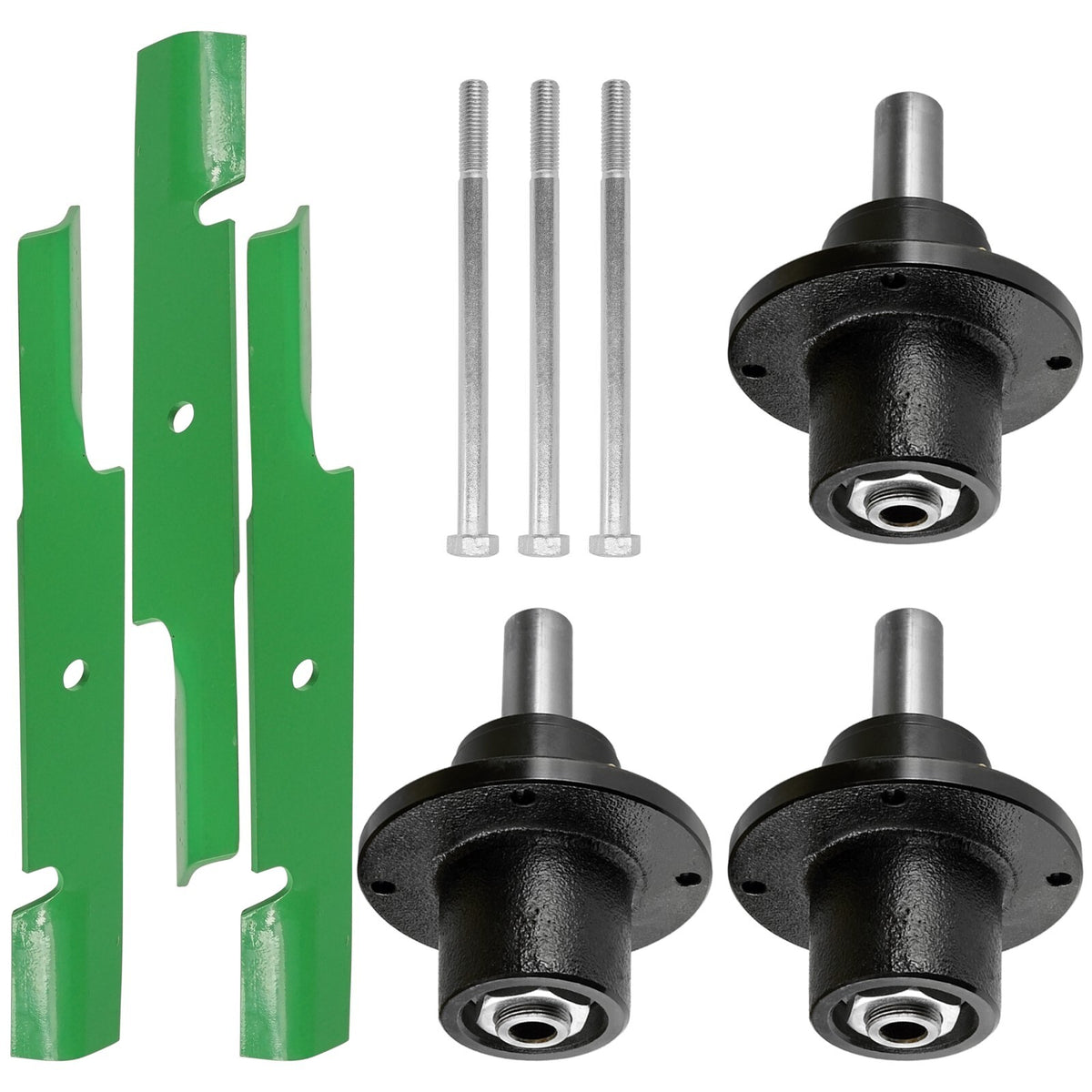 Deck Spindle Blade and Bolt Replacement Kit for Scag SCZ61V and SCZ72V (2000–2000)