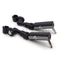Footpeg Mounting Kit for Gear Skull (1.5", Black, Short, Angled)