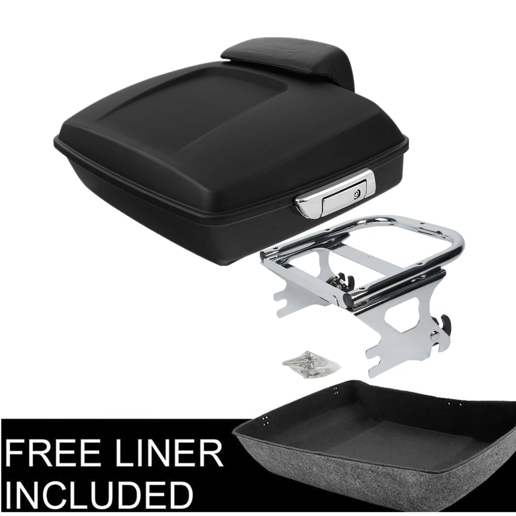 Matte Chopped Trunk Pad for Harley Touring FLHT (1997–2008)