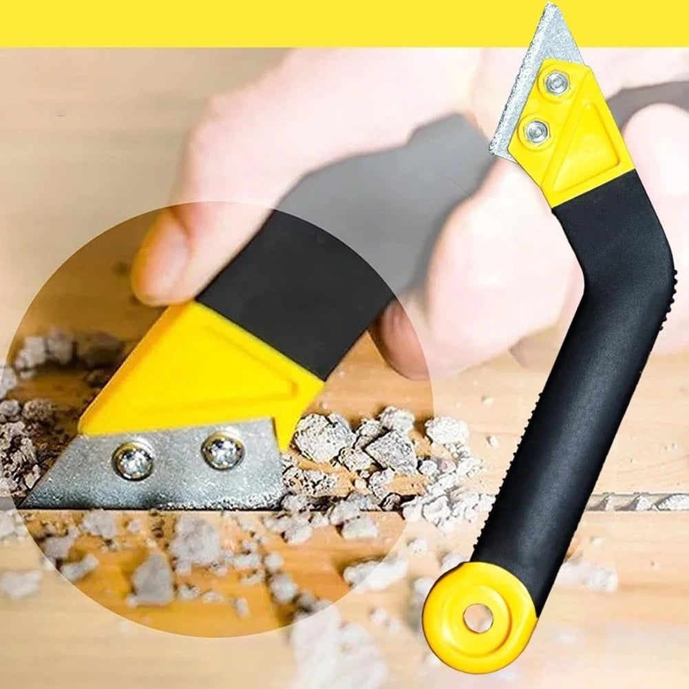 Grouting Tool Set with 6 Blades for Efficient Tile Grout Removal