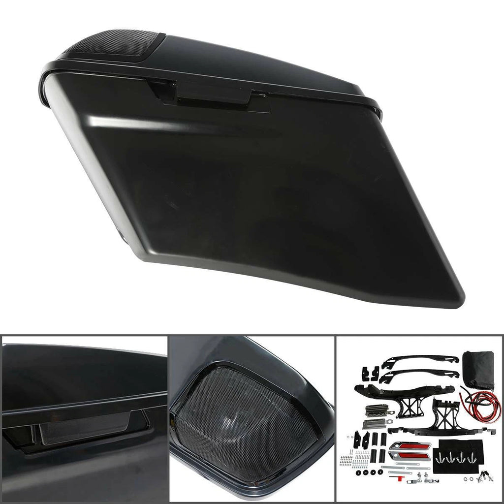4'' Extended Hard Saddlebag for Harley Touring (1993–2013)