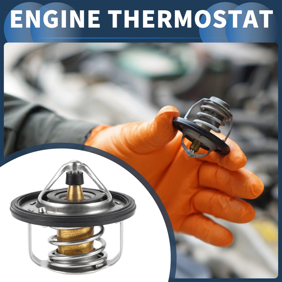 Engine Coolant Thermostat for Suzuki Swift (2005–2023) No. 1767077E00 Metal