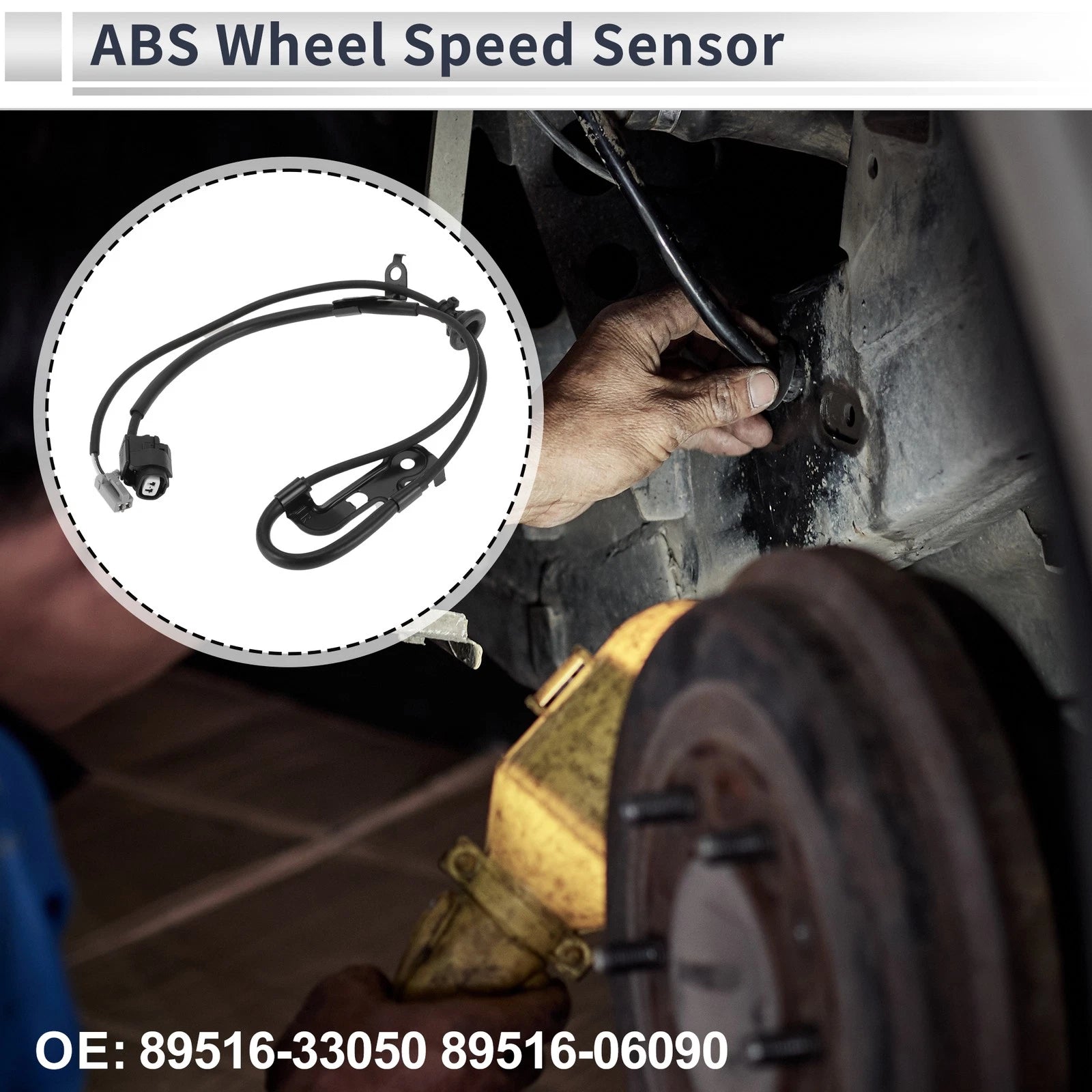 ABS Wheel Speed Sensor Replacement for Toyota Camry 2010–2011 Rear Right