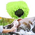 2X Chenille Microfiber Car Washing Gloves for Motorcycle (Washable)