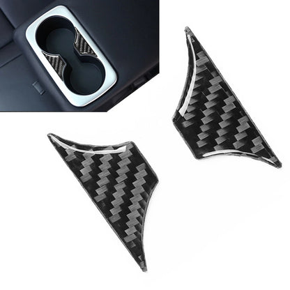 2X Rear Armrest Cup Holder Trim for Kia Stinger (2018–2023)