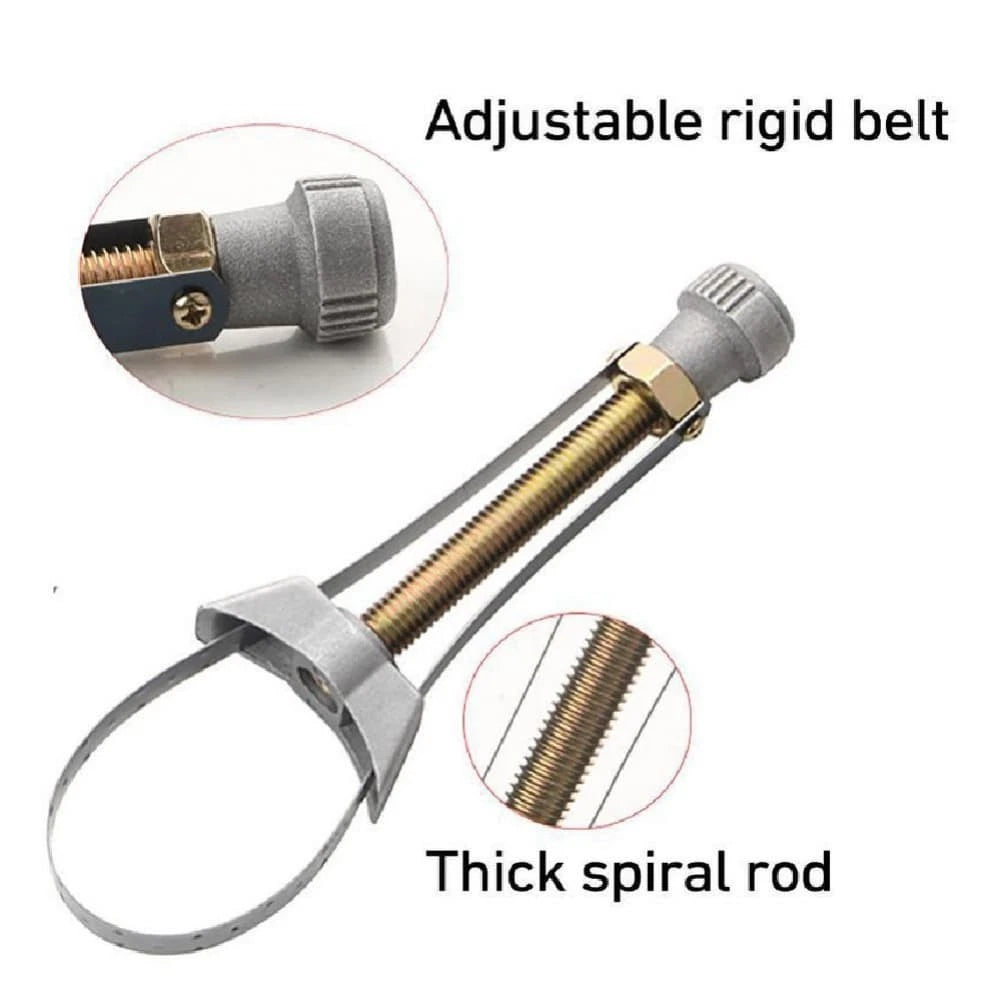 Adjustable Oil Filter Wrench for Automotive (Universal Fit)