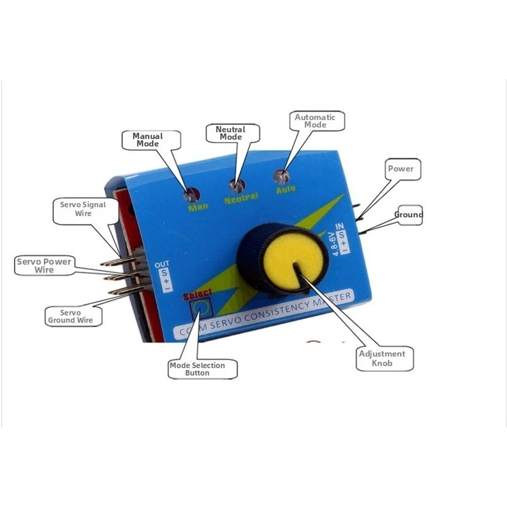 Portable RC Controller Tester with Manual Neutral & Automatic ESC Test Modes