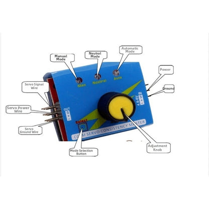 Portable RC Controller Tester with Manual Neutral & Automatic ESC Test Modes