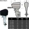 Outboard Motor Engine Cover for Suzuki 150-250 HP (Black)