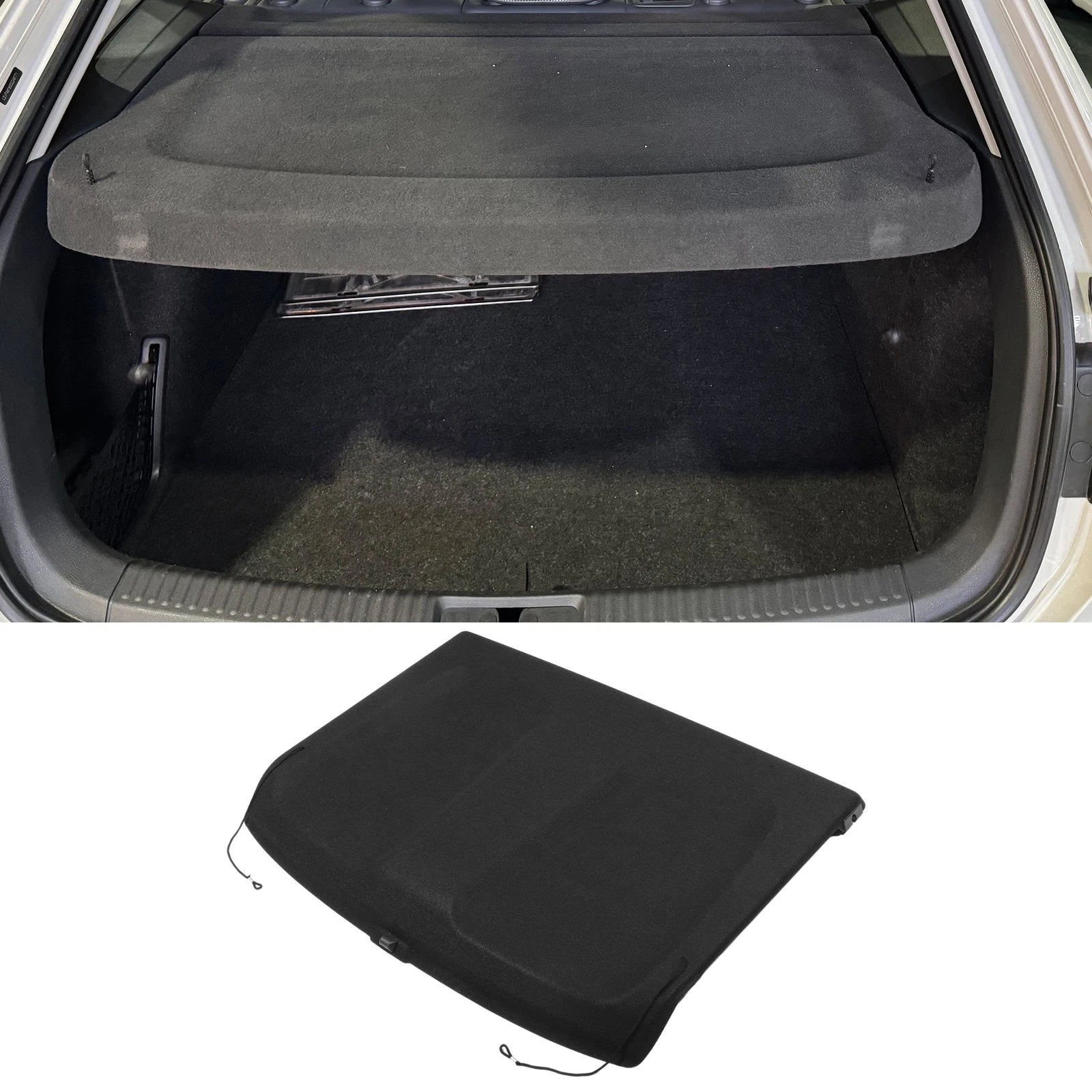 Rear Parcel Shelf Boot Load Cover for Volvo XC40 (2018–2023) Black