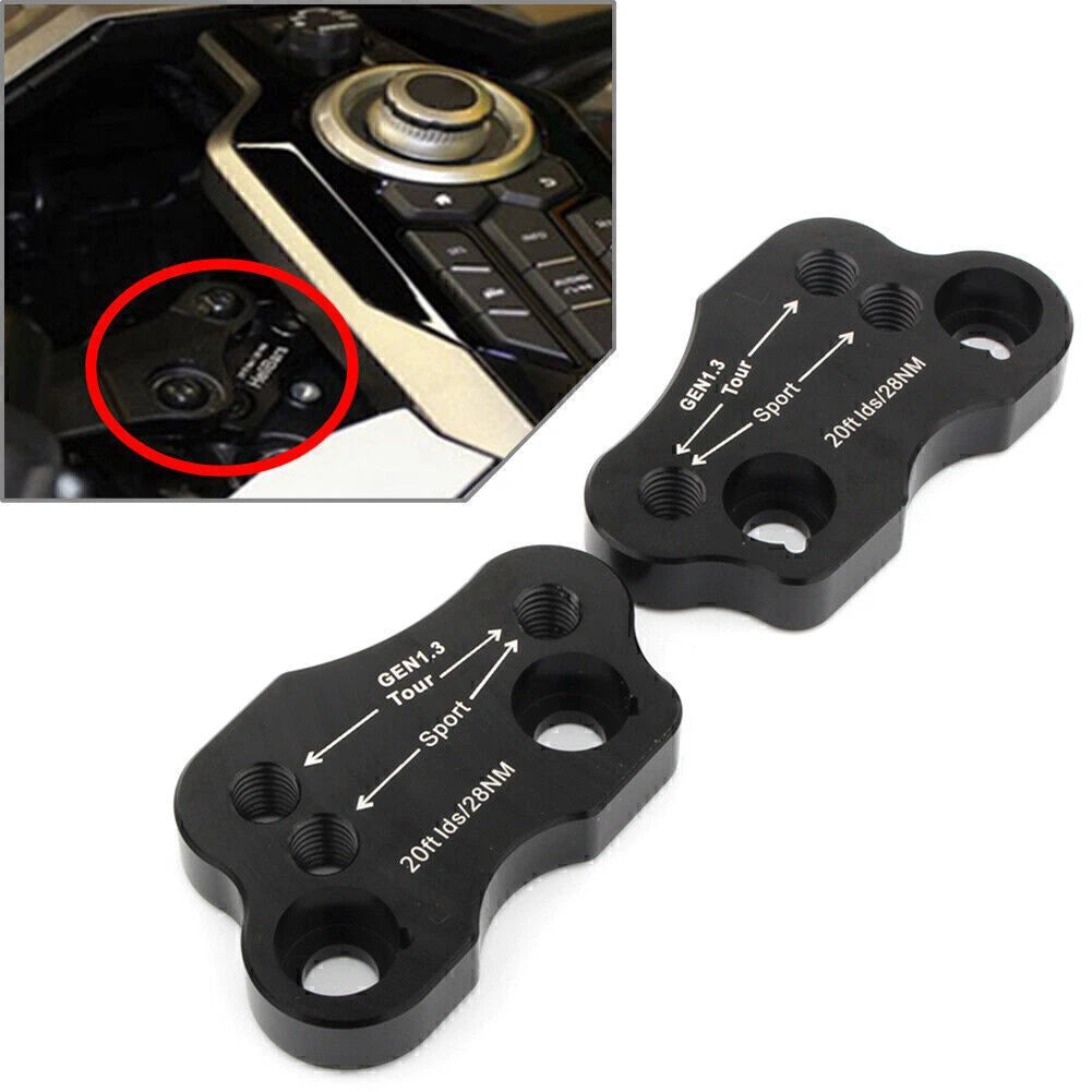 Adjustable Handlebar Risers Adapter Kit for Honda Goldwing GL1800 (2018–2026)