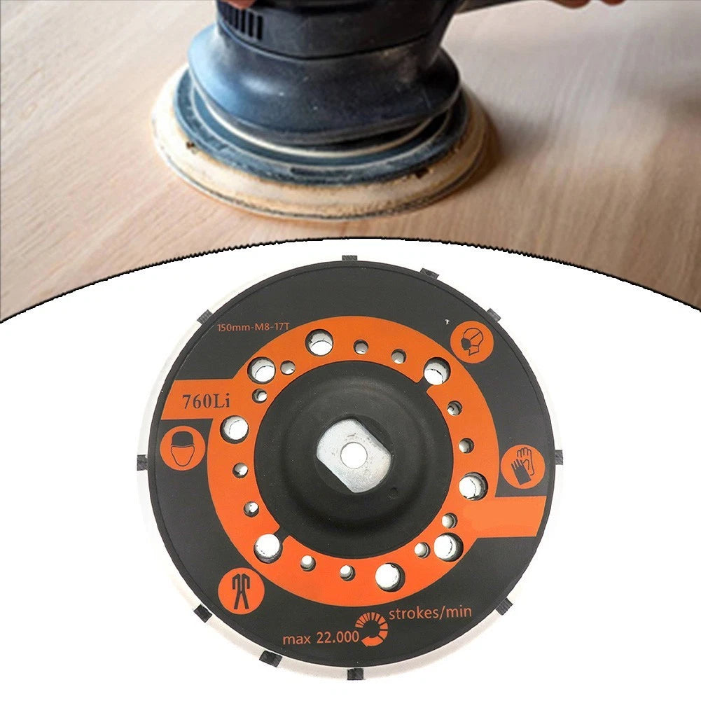 6 Inch Sanding Pad with 45 Holes for Pneumatic Sander (Universal)