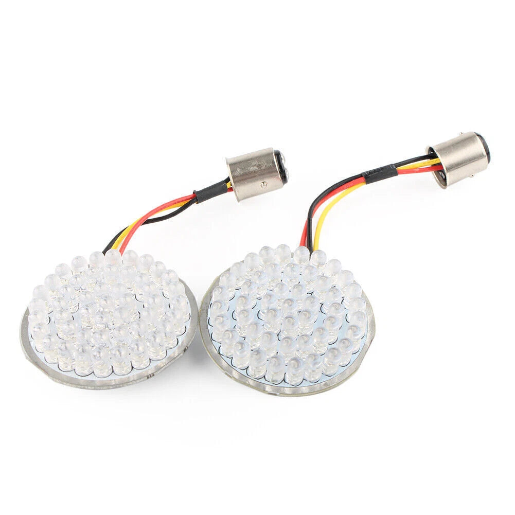 1157 Rear LED Turn Signal Light Inserts for Harley Touring (2014–2023)
