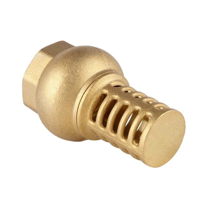 Brass Foot Valve with Filter Basket for High-Flow Water Pump Systems (DN15-DN40)