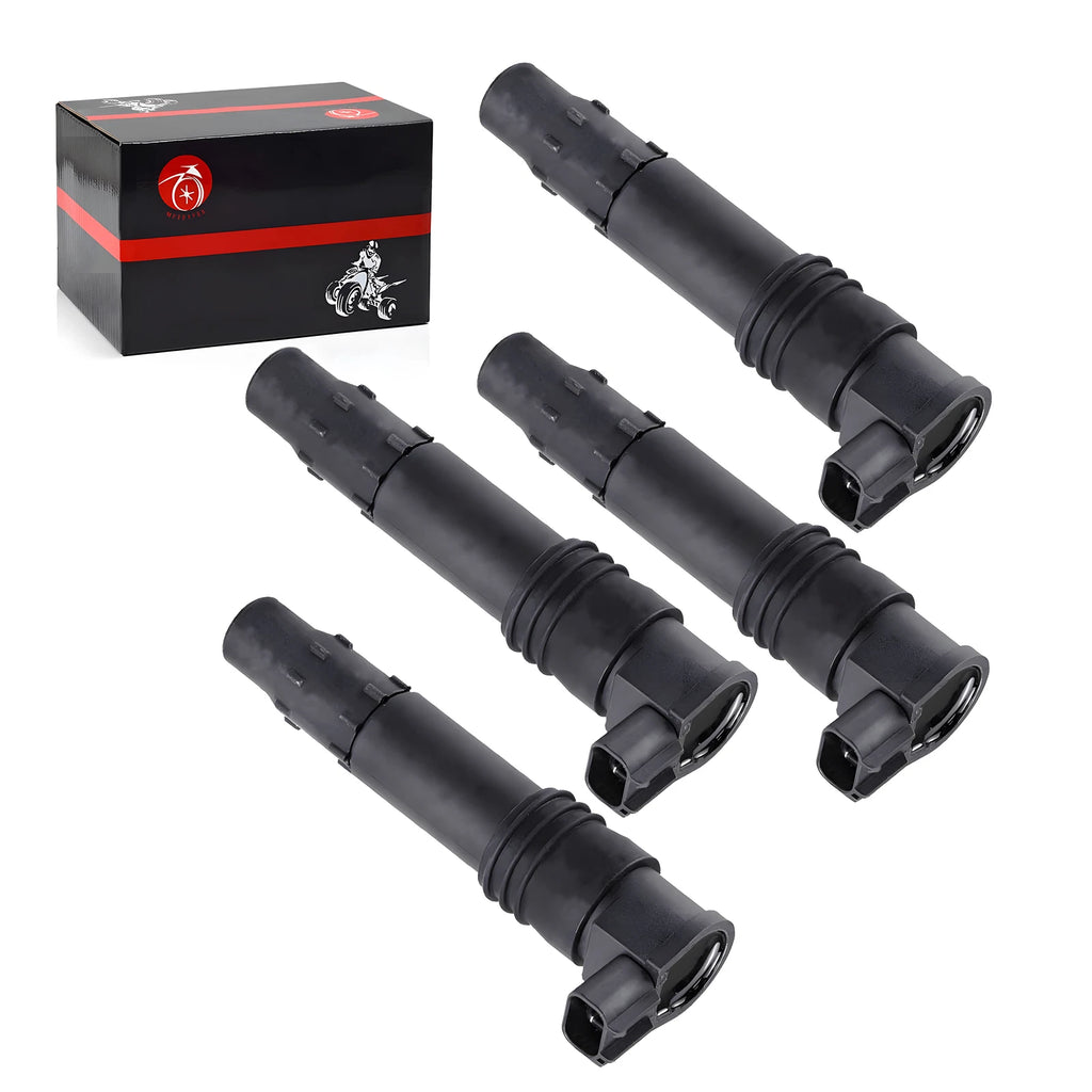 Set of 4 Ignition Coils for Suzuki GSX-R600 GSX-R750 GSX-R1000 GSX650F GSX1300BK AN650