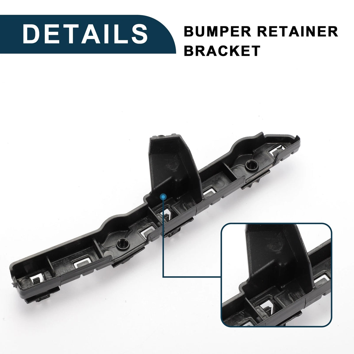 1pc Left Front Bumper Retainer Bracket No. 62223DF30A for Nissan Rogue Sport (2017–2021)