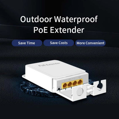 4-Port POE Extender Repeater for Ethernet Network (IP55 Waterproof)
