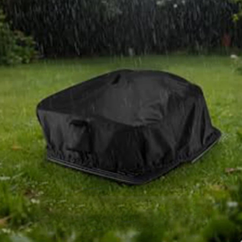 Protective Lawn Mower Robot Cover Waterproof with Drawstring Handle