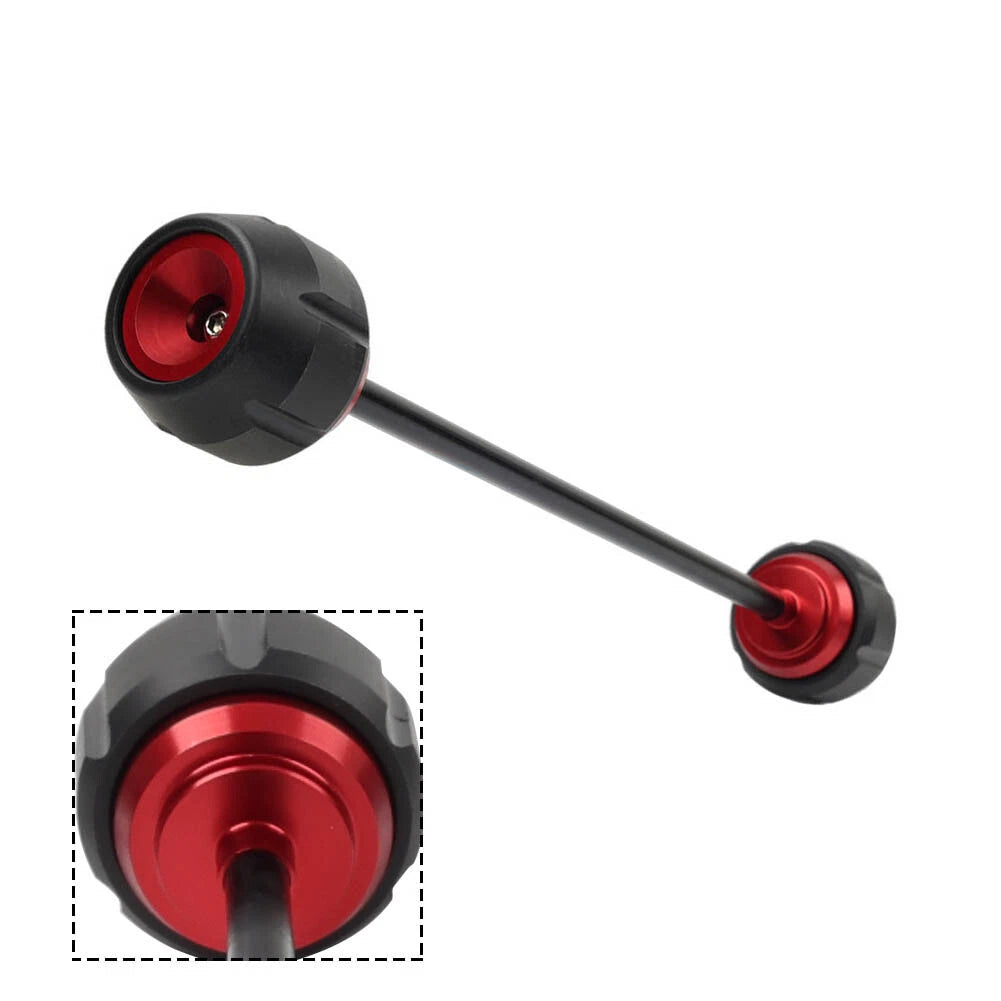 Front Wheel Axle Fork Crash Slider for Kawasaki Z900 (2017–2019) Red