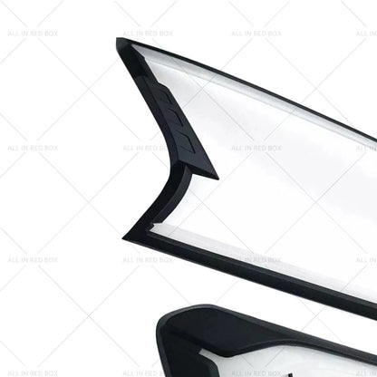 2X White LED Headlight Covers for Ford Ranger Wildtrak (2015–2020)