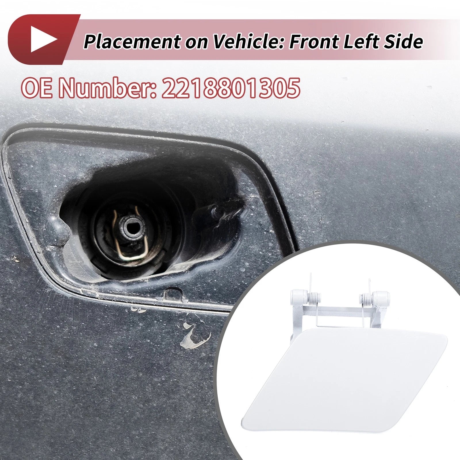 Front Left Washer Nozzle Cover Cap for Mercedes-Benz S350 (2012–2013)