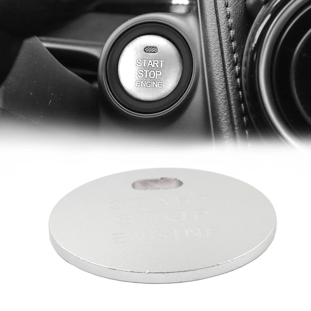 Engine Start Push Button Cover Trim for Mazda 3, 6, CX-5 (2014–2020) Silver
