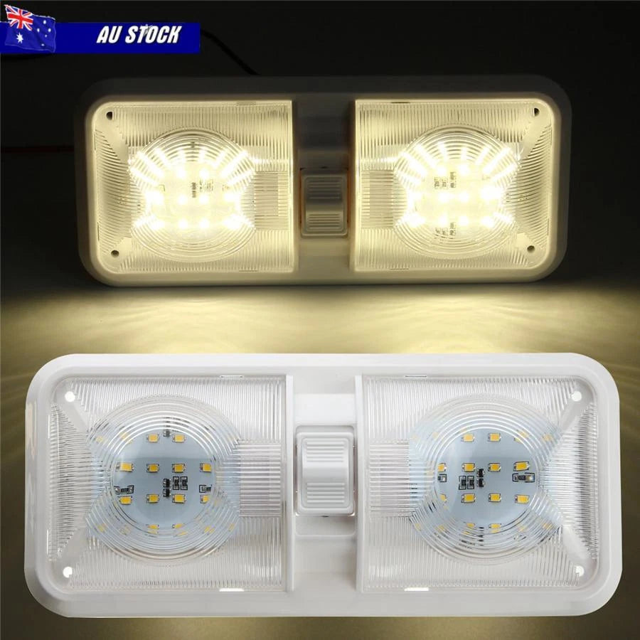 LED Ceiling Light Fixture for RV Camper Trailer (12V)