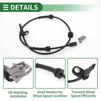 ABS Wheel Speed Sensor No. 47910JD000 for Nissan Qashqai (2007–2013)