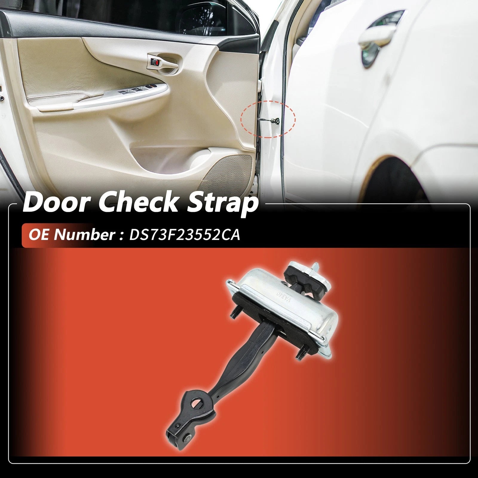 Front Left/Right Door Check Strap for Ford Fusion (2013–2015) No.DS73F23552C